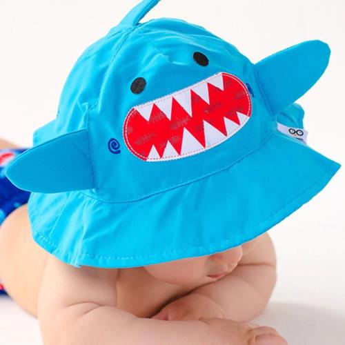 Παιδικό Καπέλο Με Προστασία UV Zoocchini Shark 6-12 Μηνών 6-12 Μηνών