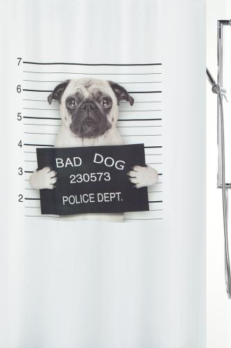 Κουρτίνα Μπάνιου (180x200) Με Κρίκους Spirella 02012.001 Bad Dog