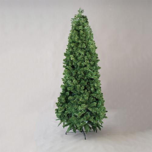 Χριστουγεννιάτικο Δέντρο Slim Πράσινο 180εκ. / 720 Κλαδιά Με Μεταλλική Βάση Eurolamp 600-30188