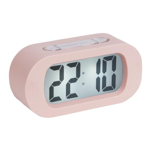 Ρολόι Επιτραπέζιο (14x7) - Ξυπνητήρι Karlsson Gummy Light Pink