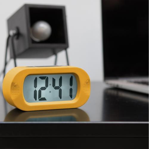 Ρολόι Επιτραπέζιο (14x7) - Ξυπνητήρι Karlsson Gummy Ochre Yellow