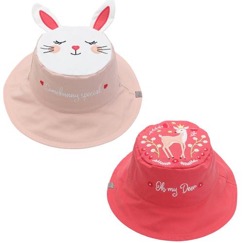 Παιδικό Καπέλο 2 Όψεων Με Προστασία UV FlapjackKids Bunny/Deer 2-4 Ετών 2-4 Ετών
