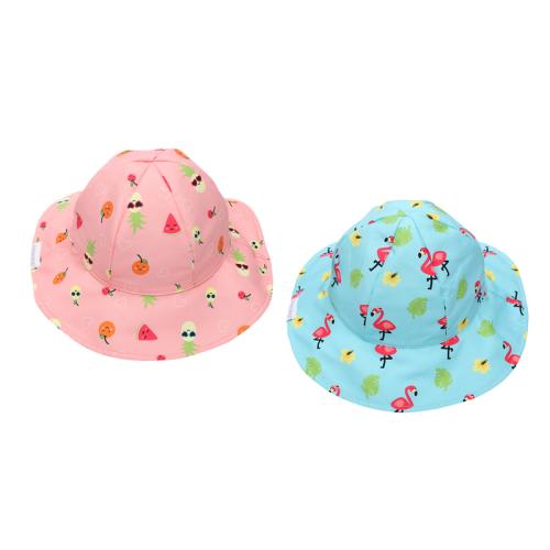 Παιδικό Καπέλο 2 Όψεων Με Προστασία UV FlapjackKids Φλαμίνγκο 6-24 Μηνών 6-24 Μηνών