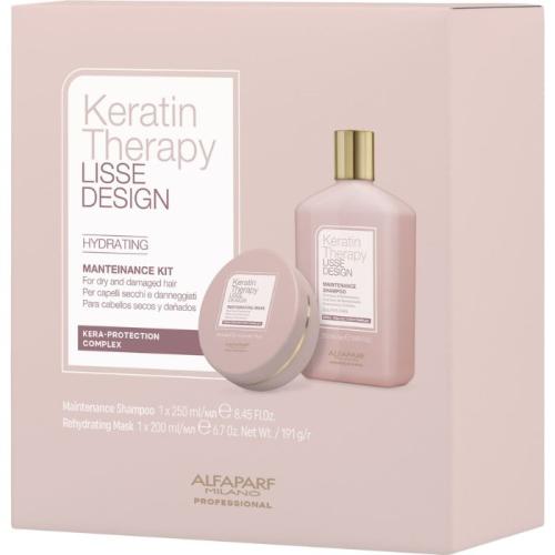 Alfaparf Keratin Therapy Lisse Design Kit (Shampoo 250ml+Mask 200ml)