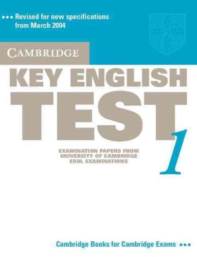 CAMBRIDGE KEY ENGLISH TEST 1 STUDENT'S BOOK 2ND EDITION