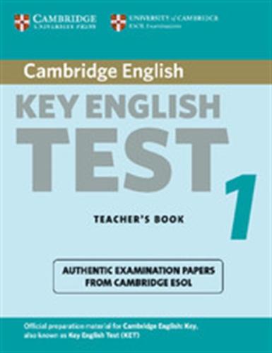 CAMBRIDGE KEY ENGLISH TEST 1 TEACHER'S BOOK 2ND EDITION