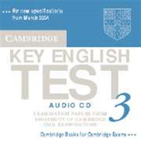 CAMBRIDGE KEY ENGLISH TEST 3 CD (1) 2ND EDITION