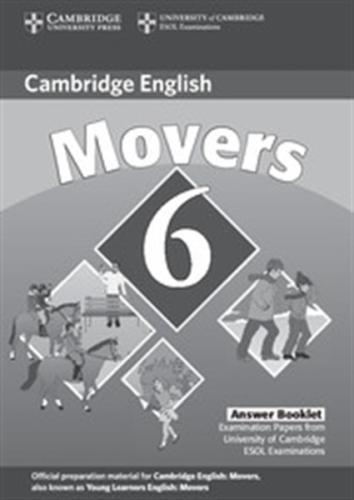 CAMBRIDGE YOUNG LEARNERS ENGLISH TESTS MOVERS 6 ANSWER BOOKLET