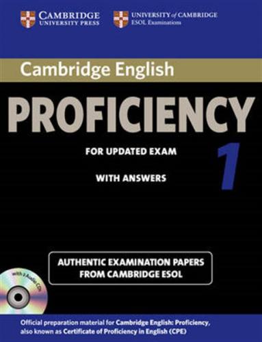 CAMBRIDGE CERTIFICATE OF PROFICIENCY IN ENGLISH 1 SELF STUDY PACK (+ 2 CD) N/E 2012 UPDATE