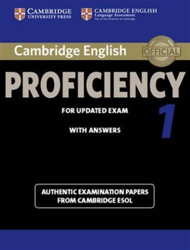 CAMBRIDGE CERTIFICATE OF PROFICIENCY IN ENGLISH 1 STUDENT'S BOOK WITH ANSWERS N/E 2012 UPDATE