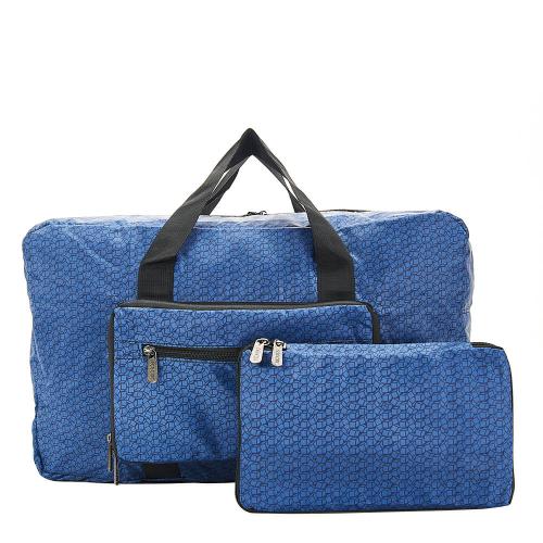 NAVY DISRUPTED CUBES HOLDALL