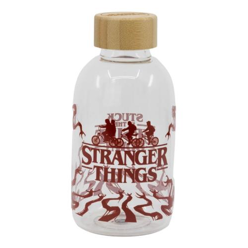 STRANGER THINGS YOUNG ADULT SMALL GLASS BOTTLE 620 ML