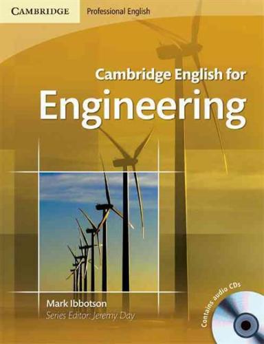 CAMBRIDGE ENGLISH FOR ENGINEERING INTERMEDIATE TO UPPER INTERMEDIATE STUDENT'S BOOK (+CD)