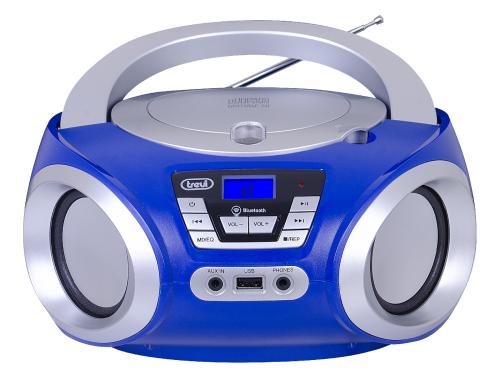 ΦΟΡΗΤΟ ΡΑΔΙΟ CD-MP3-USB PLAYER CMP-544BT BLUE TREVI