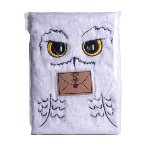 HARRY POTTER A5 PLUSH HEDWIG NOTEBOOK