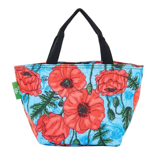 BLUE POPPIES LUNCH BAG