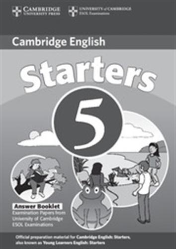 CAMBRIDGE YOUNG LEARNERS ENGLISH TESTS STARTERS 5 ANSWERS BOOKLET 2ND EDITION