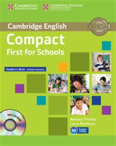 COMPACT FIRST FOR SCHOOLS STUDENT'S BOOK (+CD-ROM)