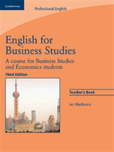 ENGLISH FOR BUSINESS STUDIES TEACHER'S BOOK 3RD EDITION