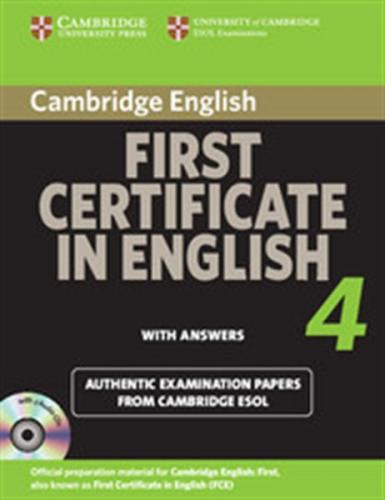 CAMBRIDGE FIRST CERTIFICATE IN ENGLISH 4 SELF STUDY PACK 2010