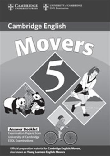 CAMBRIDGE YOUNG LEARNERS ENGLISH TESTS MOVERS 5 ANSWER BOOKLET 2nd EDITION