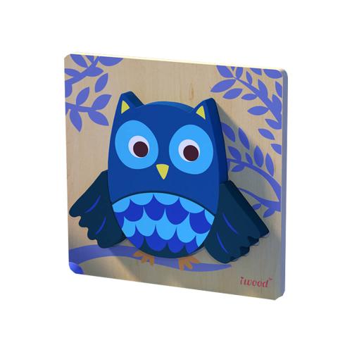 WOODEN JIGSAW PUZZLE-OWL