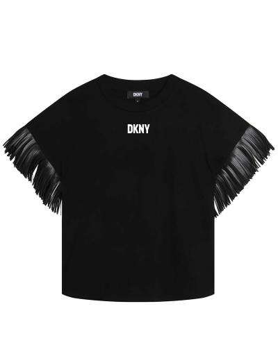 Παιδική Κοντομάνικη Μπλούζα DKNY - 5S78 J