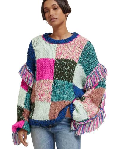 Γυναικεία Μπλούζα Πουλόβερ Scotch & Soda - Multicolour Hand Knitted 174797 SC6972