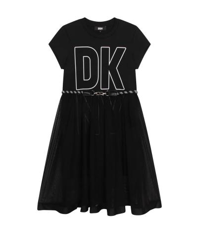 Παιδικό Κοντομάνικο Φόρεμα DKNY - 2867 J