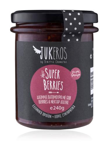 Άλειμμα βατόμουρο με goji berries & νέκταρ αγαύης «Super Berries», χωρίς ζάχαρη 