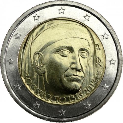 2 Ευρώ, Ιταλία, 700ή επέτειος Βοκάκιος, 2013