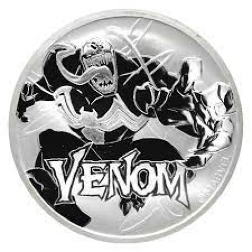 1$,Venom,1oz, Silver 999 , Tuvalu, 2020