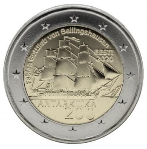 2 Ευρώ, 200 Χρόνια από την Ανακάλυψη της Ανταρκτικής, Εσθονία, 2020