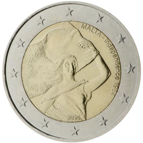 2 Ευρώ, Ανεξαρτησία της Μάλτας - 1964, Μάλτα 2014