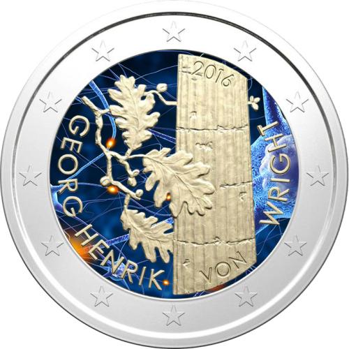 2 Ευρώ, Εγχρωμο, Φινλανδία, 2016 Georg Henrik von Wright