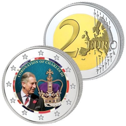 2 Ευρω Εγχρωμο Στεψη του Καρόλου 6-5-2023