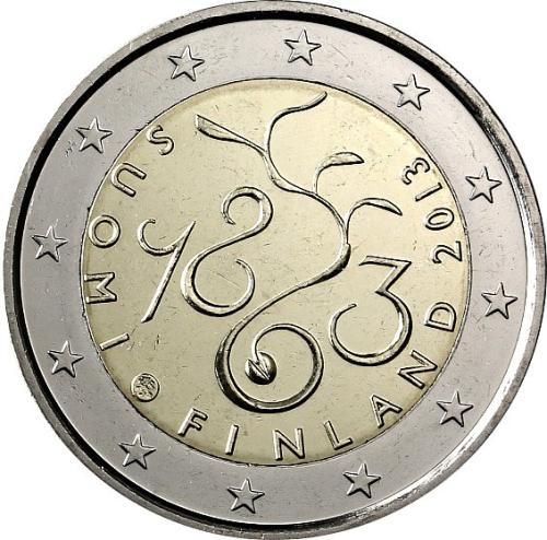 2 Ευρώ, Φινλανδία, Βουλή του 1863, 2013