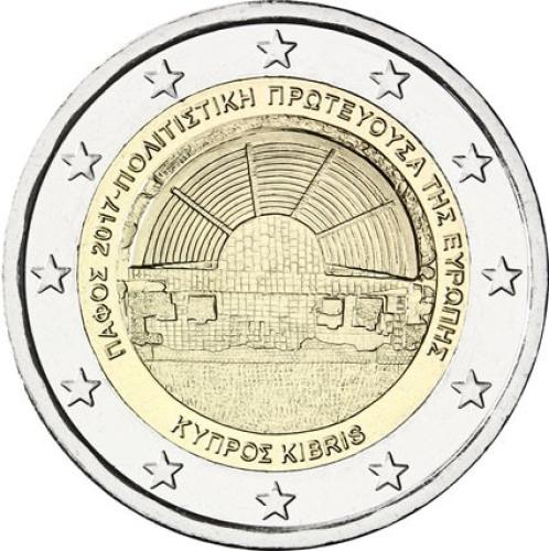 2 Ευρώ, Πάφος Πολιτιστική Πρωτεύουσα της Ευρώπης 2017, Κύπρος, 2017