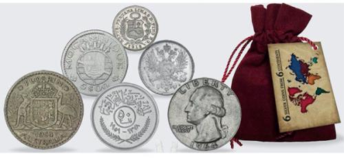 6 νομίσματα απο 6 Ηπείρους