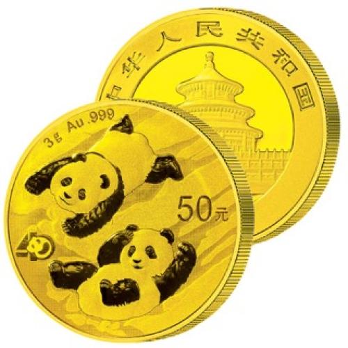 Χρυσό Panda 50 γιουάν 2022
