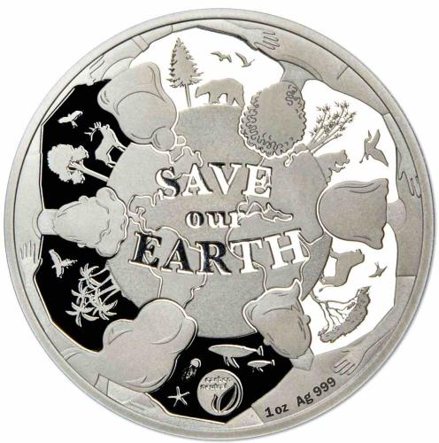 Σώστε τη Γη, Το πρώτο Νόμισμα Ουδέτερου Ισόζυγιου Άνθρακα σε Ασήμι