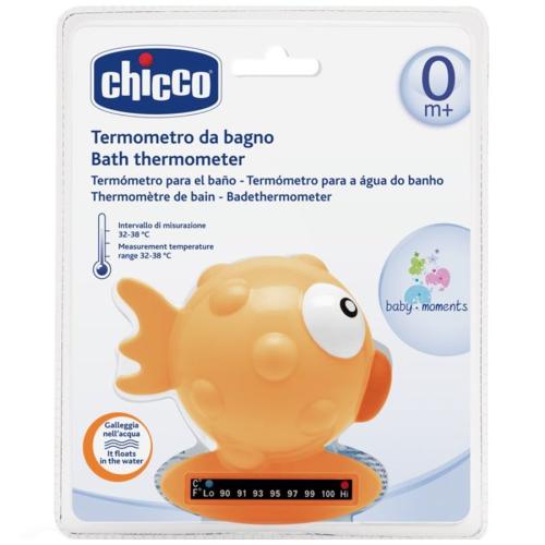 Chicco Bath Thermometer Orange Fish Θερμόμετρο Μπάνιου Πορτοκαλί Ψαράκι 1 Τεμάχιο