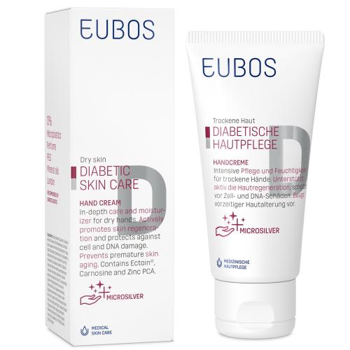 Eubos Diabetic Skin Care Hand Cream Αναζωογονητική Κρέμα Χεριών για Ξηρό Δέρμα 50ml