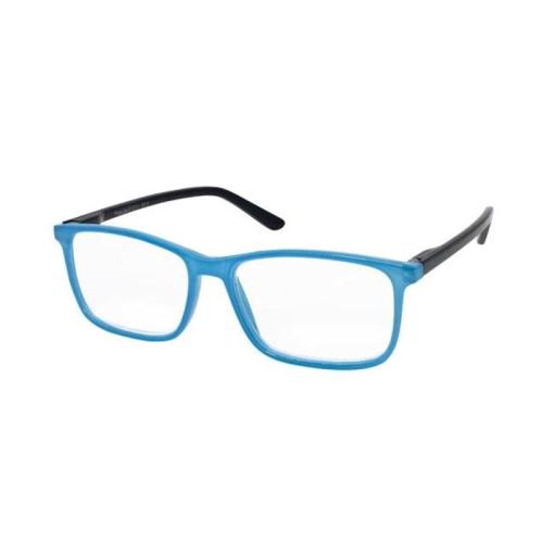 Eyelead Γυαλιά Διαβάσματος Unisex Χρώμα Μαύρο - Μπλε, με Κοκκάλινο Σκελετό E195 - 3,00