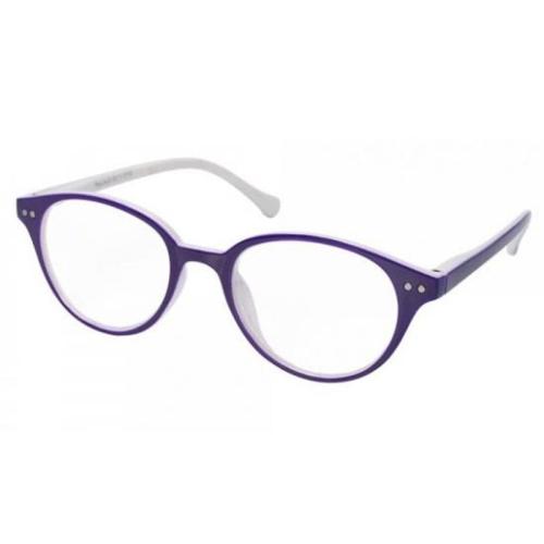 Eyelead Γυαλιά Διαβάσματος Unisex Χρώμα Μωβ - Λευκό, με Κοκκάλινο Σκελετό E172 - 2,50