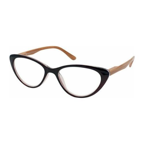 Eyelead Γυαλιά Διαβάσματος Unisex Χρώμα Μπορντώ Πεταλούδα Κοκκάλινο, με Ξύλινο Βραχίονα E206 - 4,00