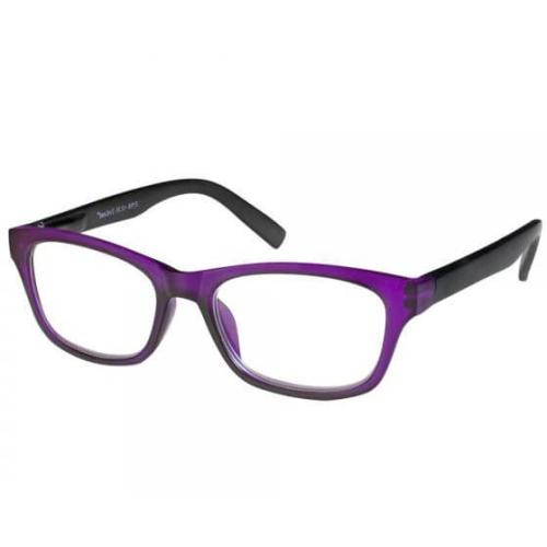 Eyelead Γυαλιά Διαβάσματος Unisex Μωβ Μαύρο Κοκκάλινο Ε156 - 3,00