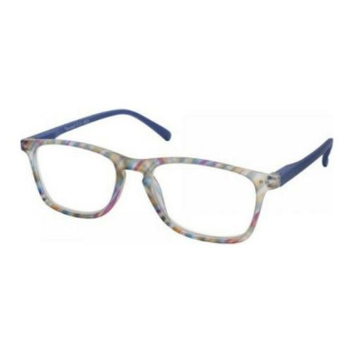 Eyelead Γυαλιά Διαβάσματος Unisex Πολύχρωμο Μπλε, με Κοκκάλινο Σκελετό E208 - 1,00