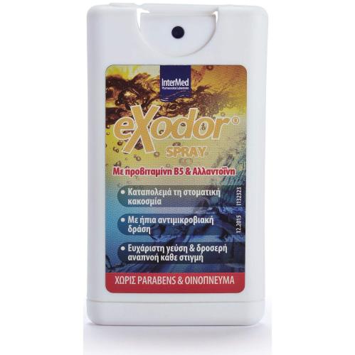Intermed Exodor Spray Εξειδικευμένο Spray για την Αντιμετώπιση της Στοματικής Κακοσμίας, με Ήπια Αντιμικροβιακή Δράση 15ml