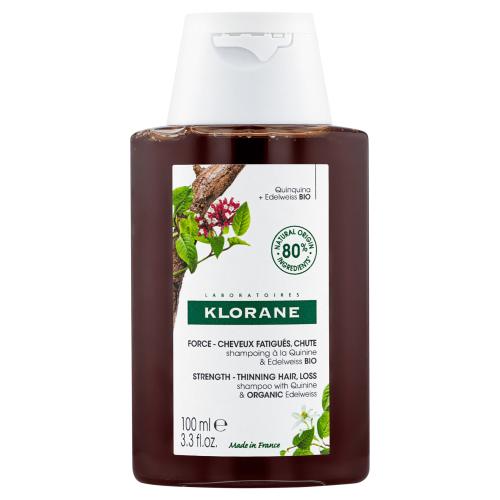 Klorane Travel Size Strengthening & Revitalizing Shampoo Quinine Σαμπουάν με Κινίνη για Τόνωση & Δύναμη στα Αδύναμα Μαλλιά 100ml